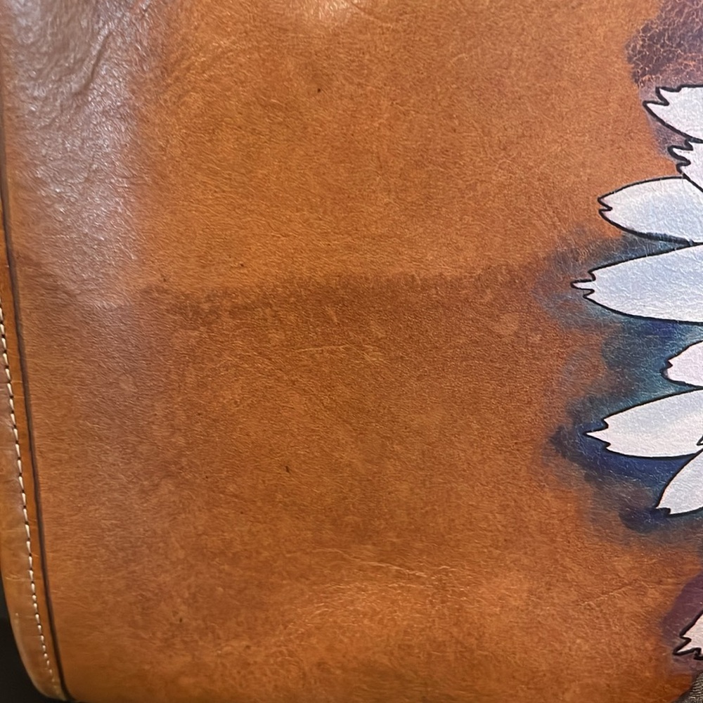 COACH X KŌKI Rogue 25 Natural Leather With Daisy Japan Limited W/ dustabg - Picture 15 of 15